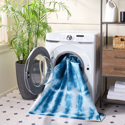 Tapis ivoire / bleu Brandt