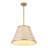 18" Modern Coastal 1-Light Cone Capiz Shell Pendant Light