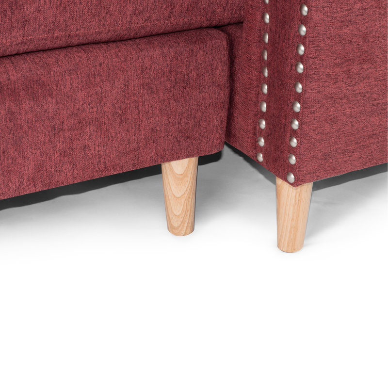 Canapé modulaire réversible 2 pièces Red Velvet