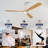Modern Ceiling Fan With 3 Color Dimmable 3 Solide Wood Blades Remote Control Reversible Dc Motor With Led Light-1960321738-1960321737-1960321743
