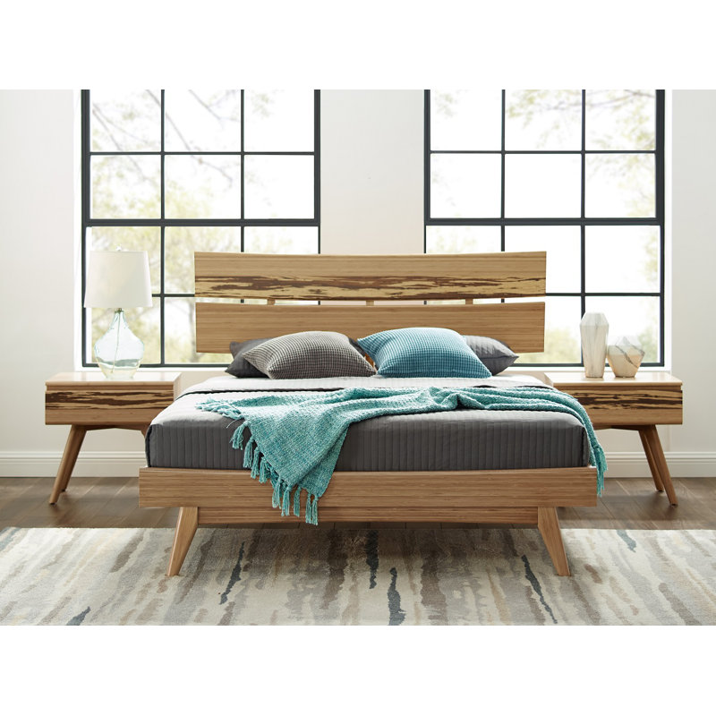 Ensemble de chambre configurable avec lit plateforme Briarcliff, Beige, Très grand californien