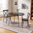 Neufeld Round Metal Base Dining Table