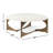 Giles Marble Top Single Coffee Table-1053946503