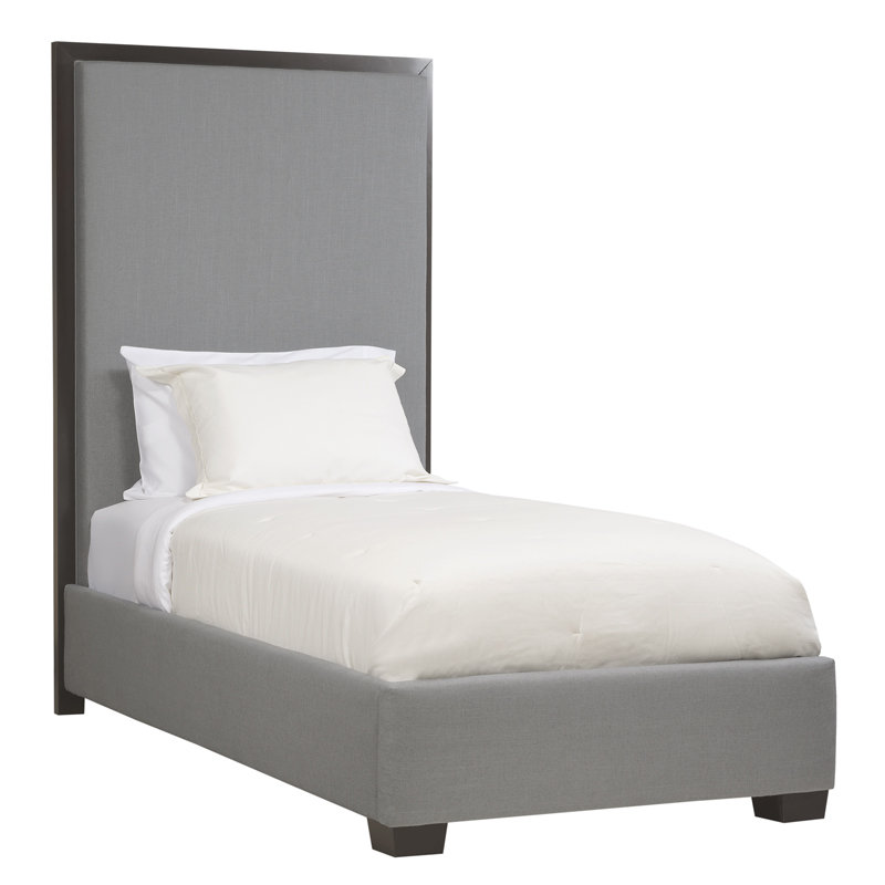 Soho Upholstered Bed, Gray, Twin