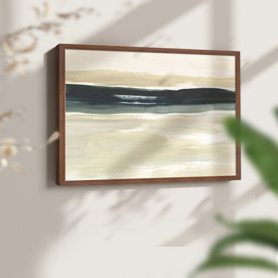 Sable et mer II - reproduction encadrée
