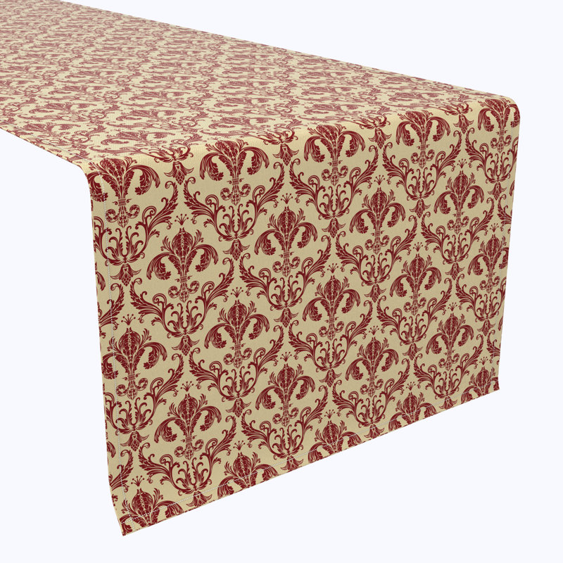 Table Runner, 100% Cotton, Floral 159, 72" x 16"