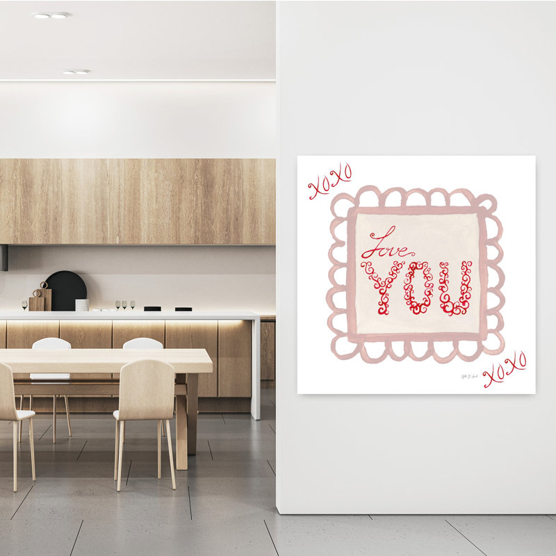 Art contemporain contemporain, Valentin Viii avec couquette crème, H 48 po x l 48 po