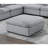 Melody Grey Sectional Without Pullout