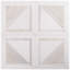 GeoMarble 8.5" Square Polished Marble Mosaic Tile