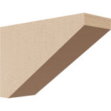 Concord Rough Cedar Woodgrain TimberThane Corbel, Primed Tan