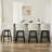 Aadhvika Upholstered BarStools with Solid Wood Frame-104100026-104100028