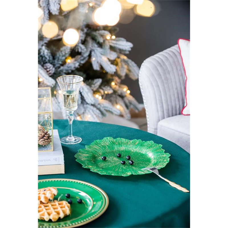 Paquet de 8 assiettes de présentation en plastique durables, rehaussant l'expérience culinaire avec couleur et style pour des événements spéciaux et un usage domestique