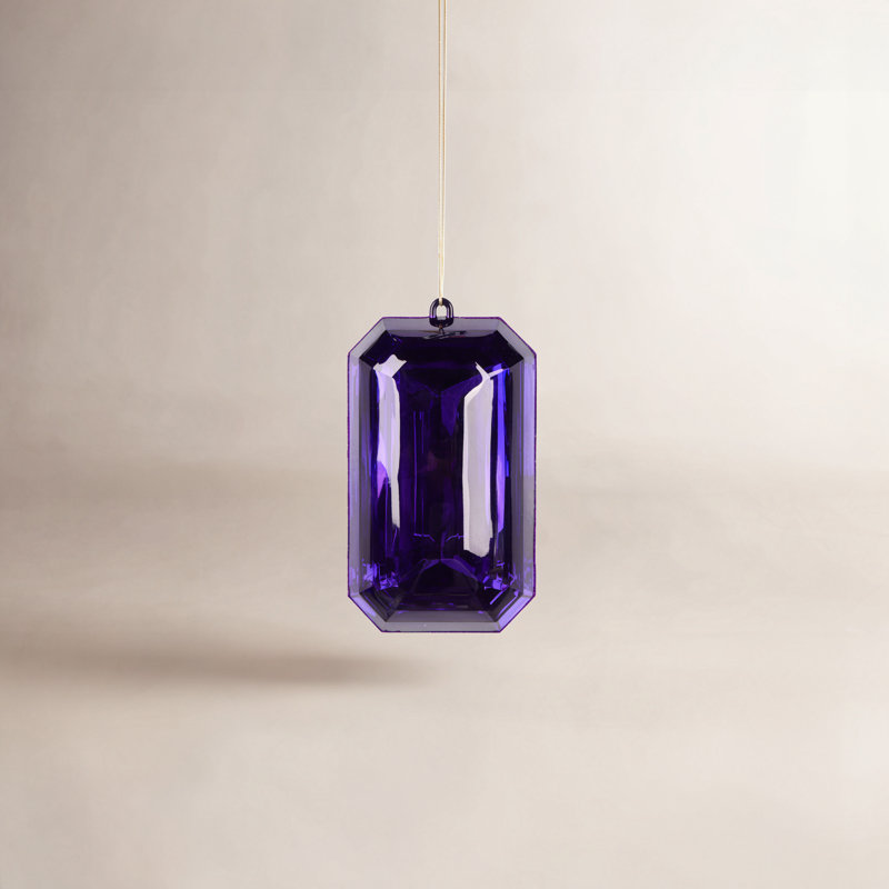 Ornement de Noël incassable 8 po, Mauve
