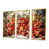 Toile avec cadre flottant or