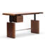 Bureau électrique debout moderne avec tiroirs doubles Modern Minimalist Brown-739085190