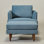Miller 35'' W Upholstered Armchair With Ottoman