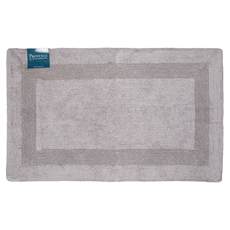 Tapis pour salle de bain Provence, L 20 po x L 32 po, gris