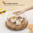 Cake Stand With Dome Lid, 11.8'' Wood Rotating Cake Turntable, Shaterproof 10.4'' Acrylic Cake Dome Cover