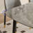 Black + Gold Rectangular Sintered Stone + Solid Wood Dining Table-371021977