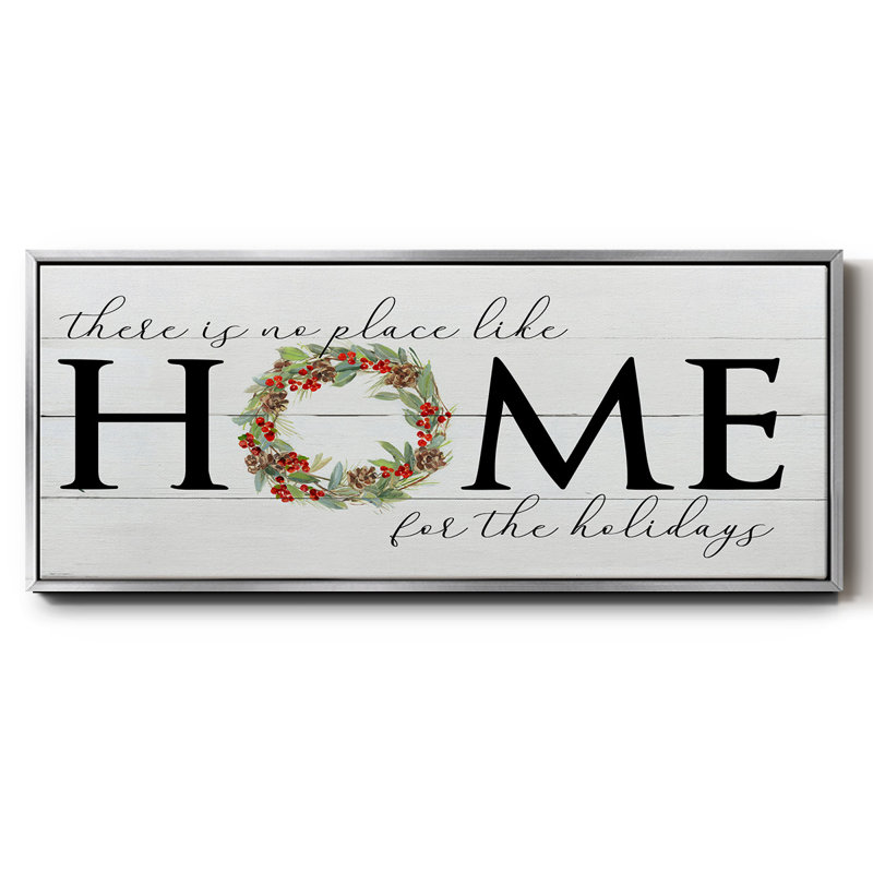 Home for the Holiday - Toile encadrée, H 8 po x l 20 po