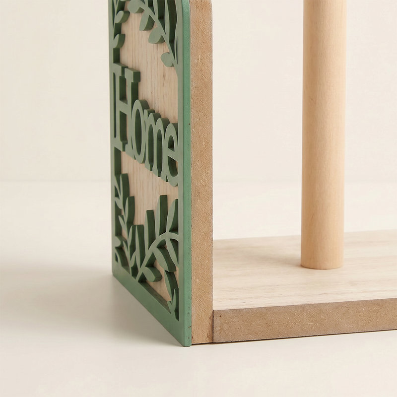 Porte-serviettes en papier rustique, HOME Olive tree