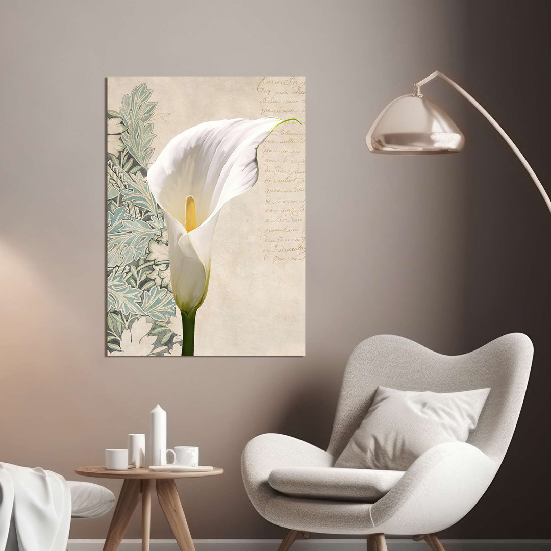 "Shabby-Chic Blumen: Calla II" von Elena Dolci