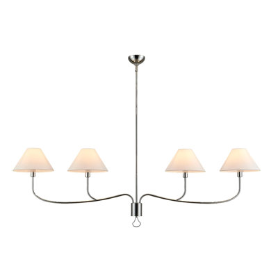 Luminaire suspendu pour îlot de cuisine 4 lumières