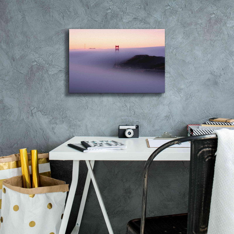 " Batman Fog " by Bruce Getty, 12" H x 18" W x 0.75" D