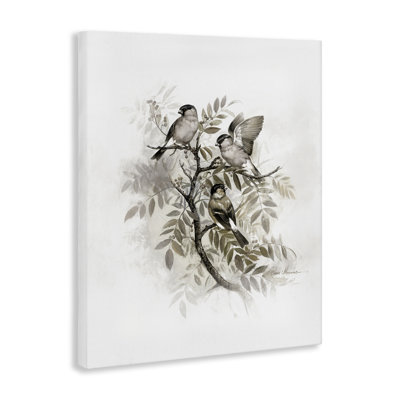 «Birds on Spring Tree Branch», art mural par RUANE MANNING