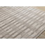 Tapis d'intérieur moderne rayé brun clair contemporain-1370280396