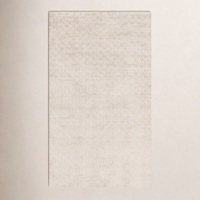 Liliana Ivory Hand-Woven Geometric Rug
