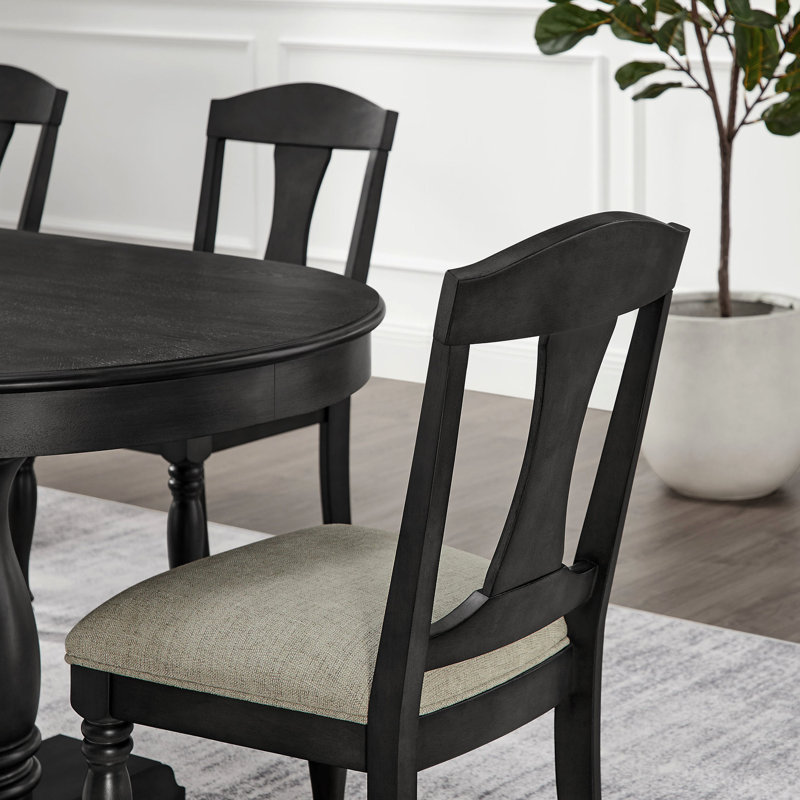 2 chaises de salle à manger rétro Mid-Century avec cadre en bois rembourré. Bois d'hévéa massif. Siège. P 22,75 po x l 19 po x H 38,41 po. Hauteur du siège: 19,13 po. Pour la maison et le cadre de restaurant (2 pièces). Style. Confortable H: