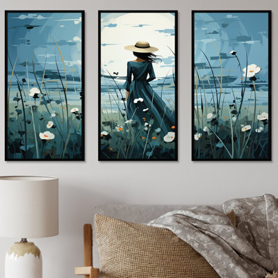 Contemporary Urban Retreat - ensemble d'art sur toile Meadow