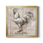 Farm Rooster - Cadre photo, impression sur toile-1147957992-1147957994