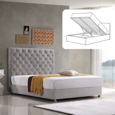 Adriella Upholstered Ottoman Storage Bed