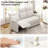 73.2" Wide Modern Soft Upholstered Power Reclining Sofa with USB Port
