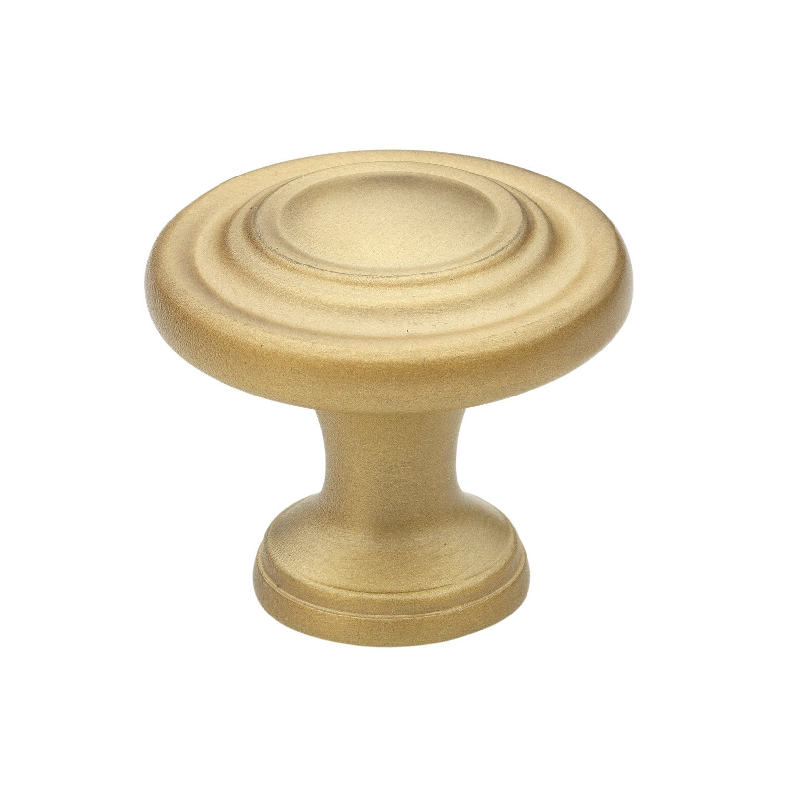 Mushroom Knob Multipack, Satin Gold