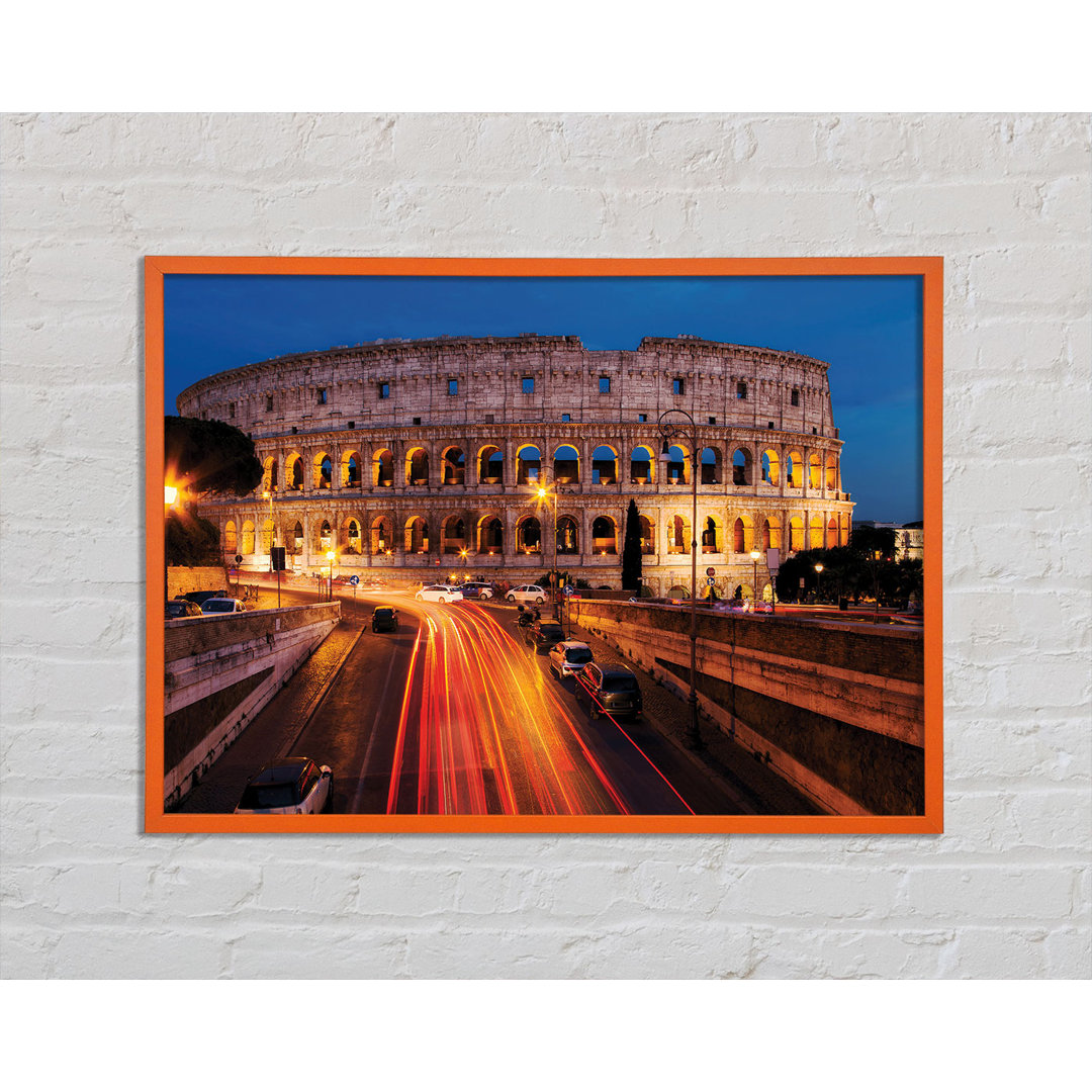 Antimo Colosseum Night Speed - Einzelner Bilderrahmen Kunstdrucke