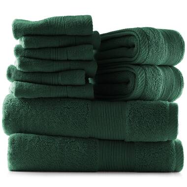 Antron Luxury Non-Slip Bath Mat - Dark Green