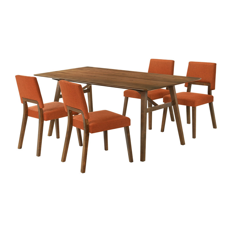 Ensemble de salle à manger Flaner, Brun, Brun, Orange/brun