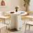 31.5" Modern Round Dining Table, Set of 4 (only Table)