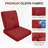 Carolina 24" X 22" Outdoor Furniture Replacement Cushions-123628620-123628615