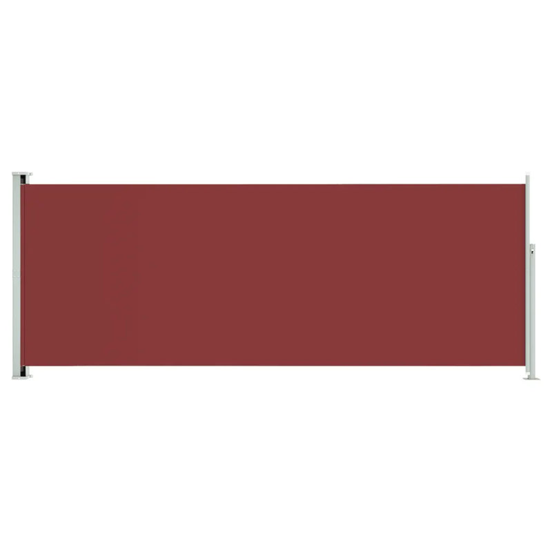 Symple Stuff 300cm W Fabric Cover Motorised Retractable Side Awning, Grey, 117cm H x 600cm W