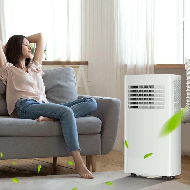 Antarctic Star 8,000 BTU  Portable Air Conditioner, Cools 350 Sq.Ft. 3-in-1 Air Conditioner with Remote
