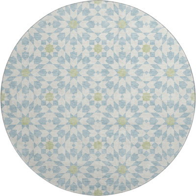 Premium Machine Washable Tweedy Sky Rug