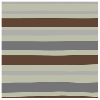 Brown Grey Stripes Comforter