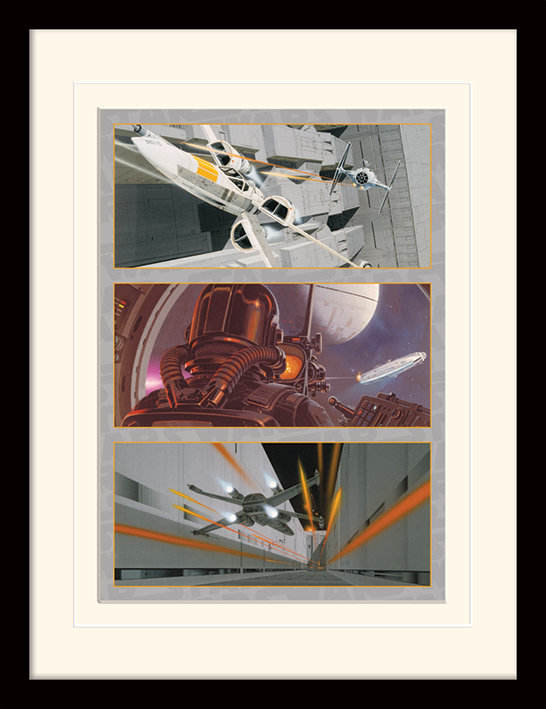 X Wing Assault Framed by Star Wars - Single Picture Frame Print