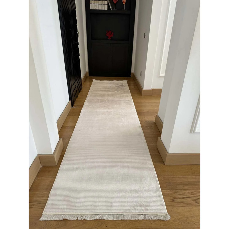Tapis en coton Siena avec envers antidérapant, Rectangle 3 pi 3 po x 7 pi 3 po