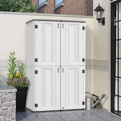 4 ft. W x 4 ft. D Metal Tool Shed