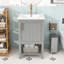 Meuble-lavabo en bois avec lavabo, support de rangement et tablette ouverte-2115906109